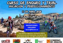 Cursillo de Trial y Enduro en Tierz, iniciación y perfeccionamiento