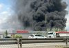 Incendio en las instalaciones de Montesa Honda en Santa Perpètua de Mogoda
