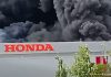 Más de 11.000 motos y todo el recambio, arrasados en el incendio de Montesa Honda